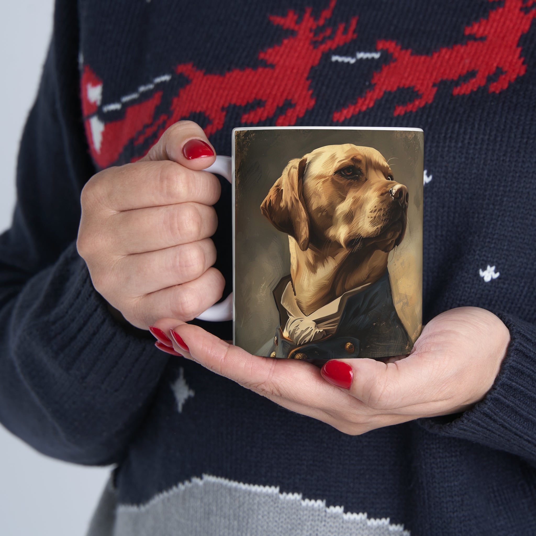 Classical Painting Labrador Mug | Labrador Coffee Mug | Cute Labrador Gift | Funny Labrador Presents | Labrador Mug 2 11oz