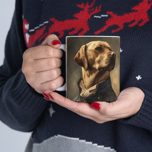 Classical Painting Labrador Mug | Labrador Coffee Mug | Cute Labrador Gift | Funny Labrador Presents | Labrador Mug 2 11oz