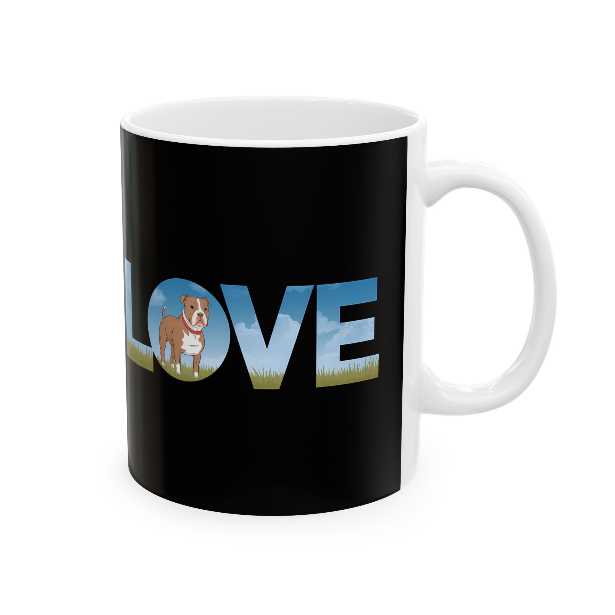 Love Pitbulls Mug | Pitbull Coffee Mug | Cute Pitbull Coffee Mug 11oz Main image