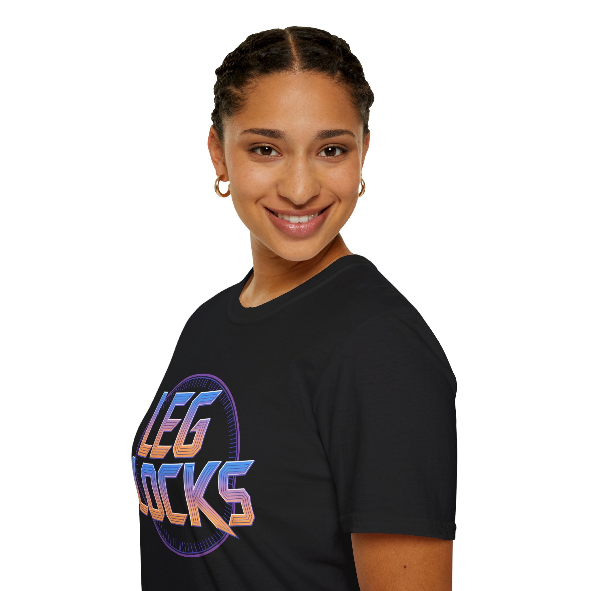 Retro Leg Locks BJJ Unisex T-Shirt for Brazilian Jiu Jitsu Enthusiasts