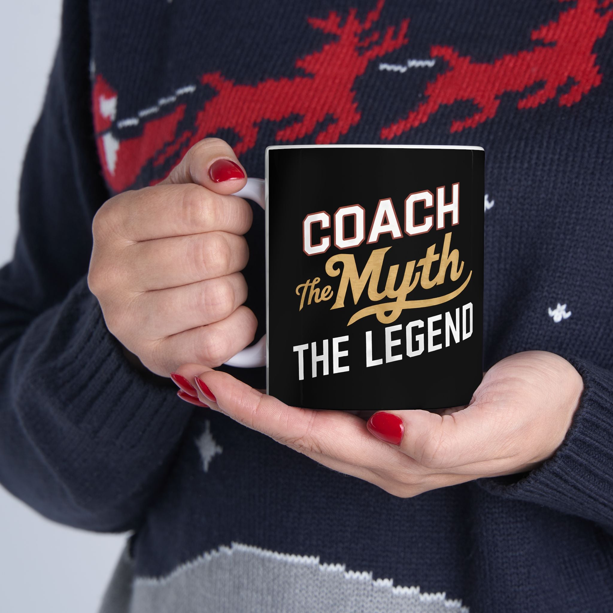 Coach The Myth The Legend Ceramic Mug | Coach Gifts (11oz)