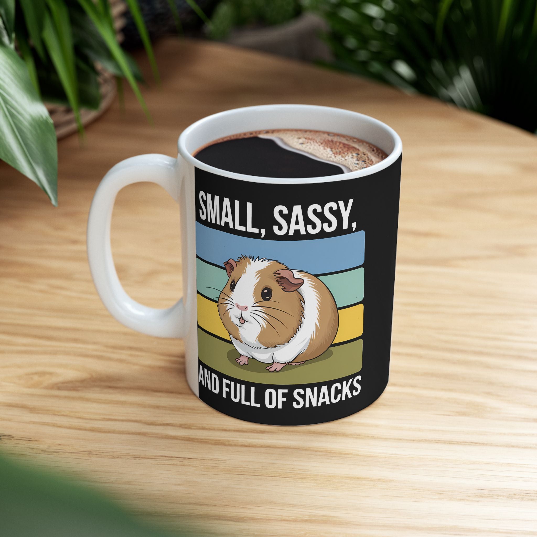 Guinea Pig Mug - Small, Sassy, and Full of Snacks Cute Guinea Pig Mug 2