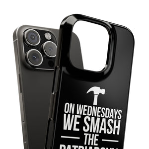 Premium On Wednesdays We Smash The Patriarchy iPhone Case | Feminist Gifts Slim Phone Cases Premium On Wednesdays We Smash The Patriarchy iPhone Case | Feminist Gifts Slim Phone Cases