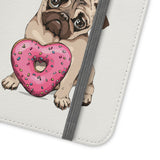 Pug Phone Case | I Love My Pug Wallet Phone Case | IPhone & Samsung Galaxy Pug Flip Cases White Pug Phone Case | I Love My Pug Wallet Phone Case | IPhone & Samsung Galaxy Pug Flip Cases White