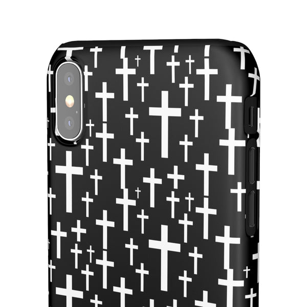 Faith In Jesus iPhone Christian Religion Phone Case | Faith Cross Phone Case | Christian Cross iPhone & Samsung Galaxy Snap Cases