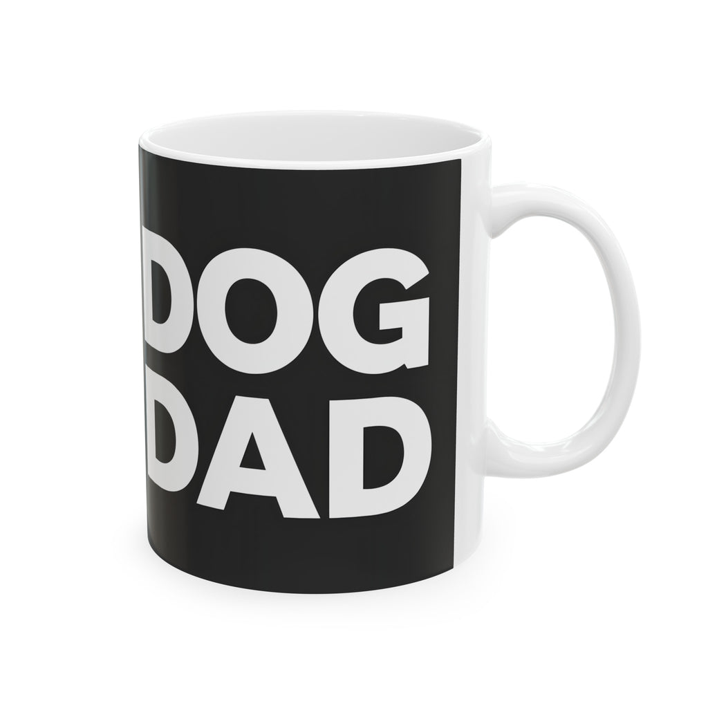 Dog Dad Mug Black | Dog Dad Gift | Dog Dad Coffee Mug | Dog Dad Presents Mug 11oz