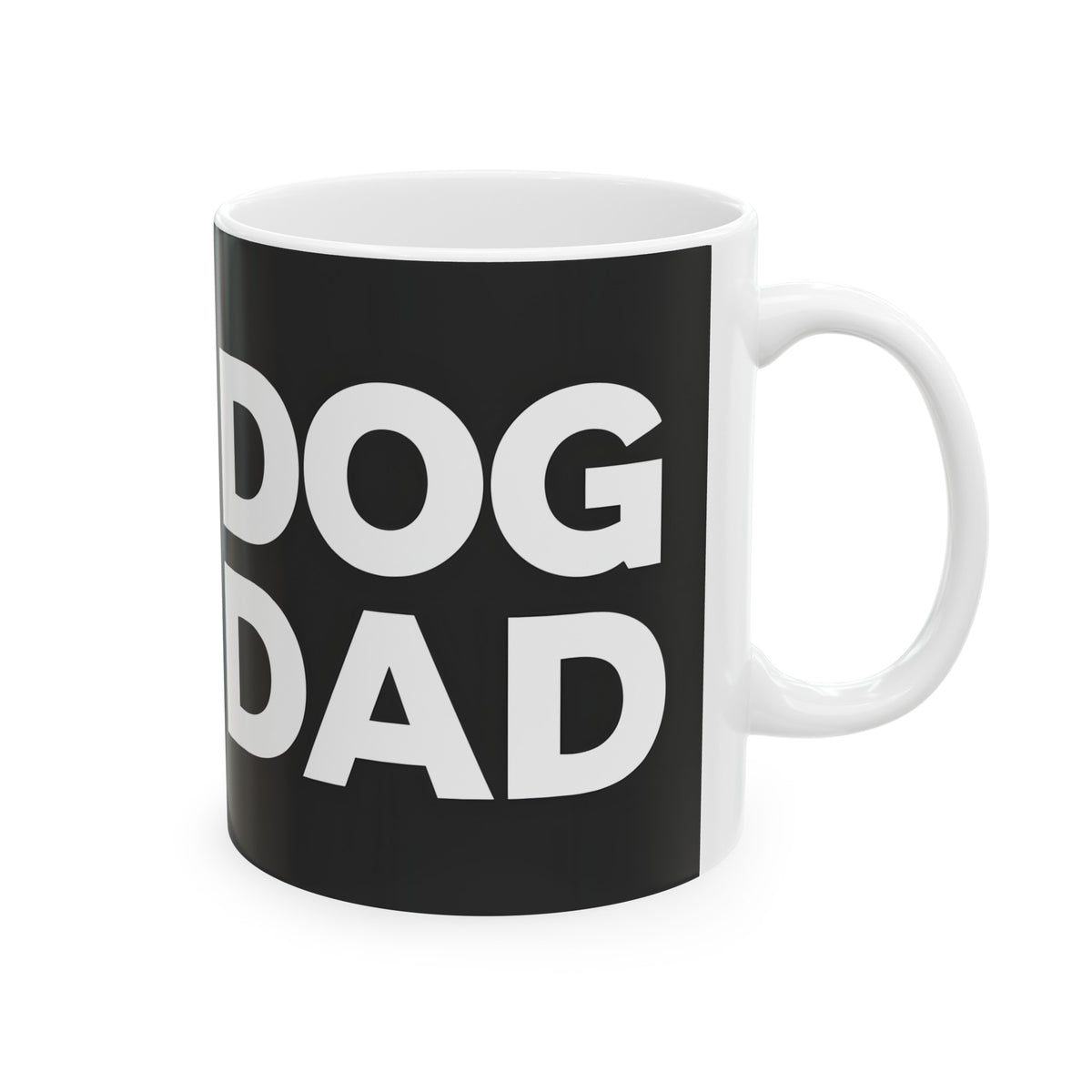 Dog Dad Mug Black | Dog Dad Gift | Dog Dad Coffee Mug | Dog Dad Presents Mug 11oz