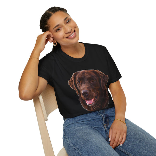 Chocolate Labrador T-Shirt — Cute Chocolate Lab Dog Tee for Dog Lovers