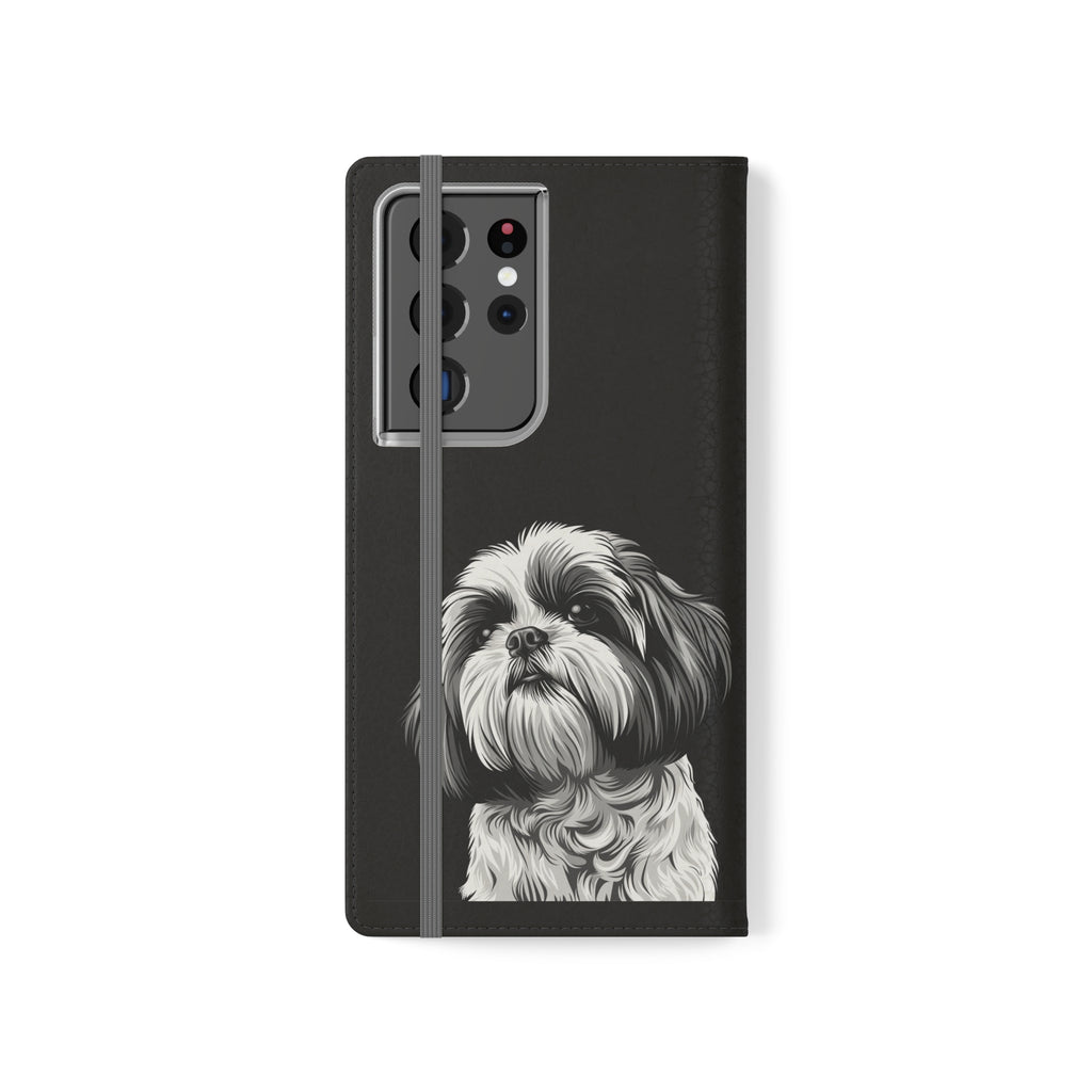 Shih Tzu Phone Case | Shih Tzu Wallet Phone Case | IPhone & Samsung Galaxy Shih Tzu Flip Cases