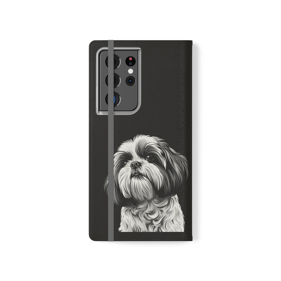 Shih Tzu Phone Case | Shih Tzu Wallet Phone Case | IPhone & Samsung Galaxy Shih Tzu Flip Cases