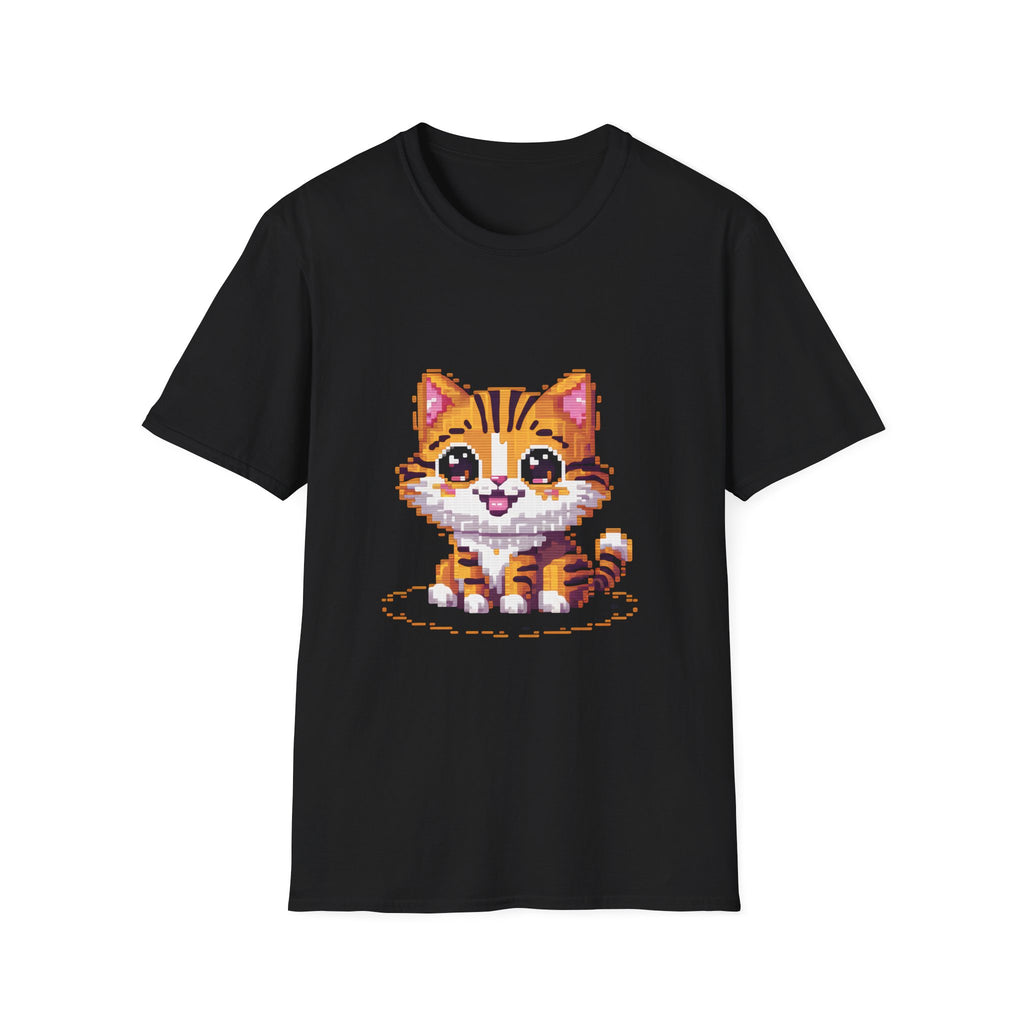 Cute Pixel Cat Shirt | Cat Gift | Unisex Cat T Shirt 2