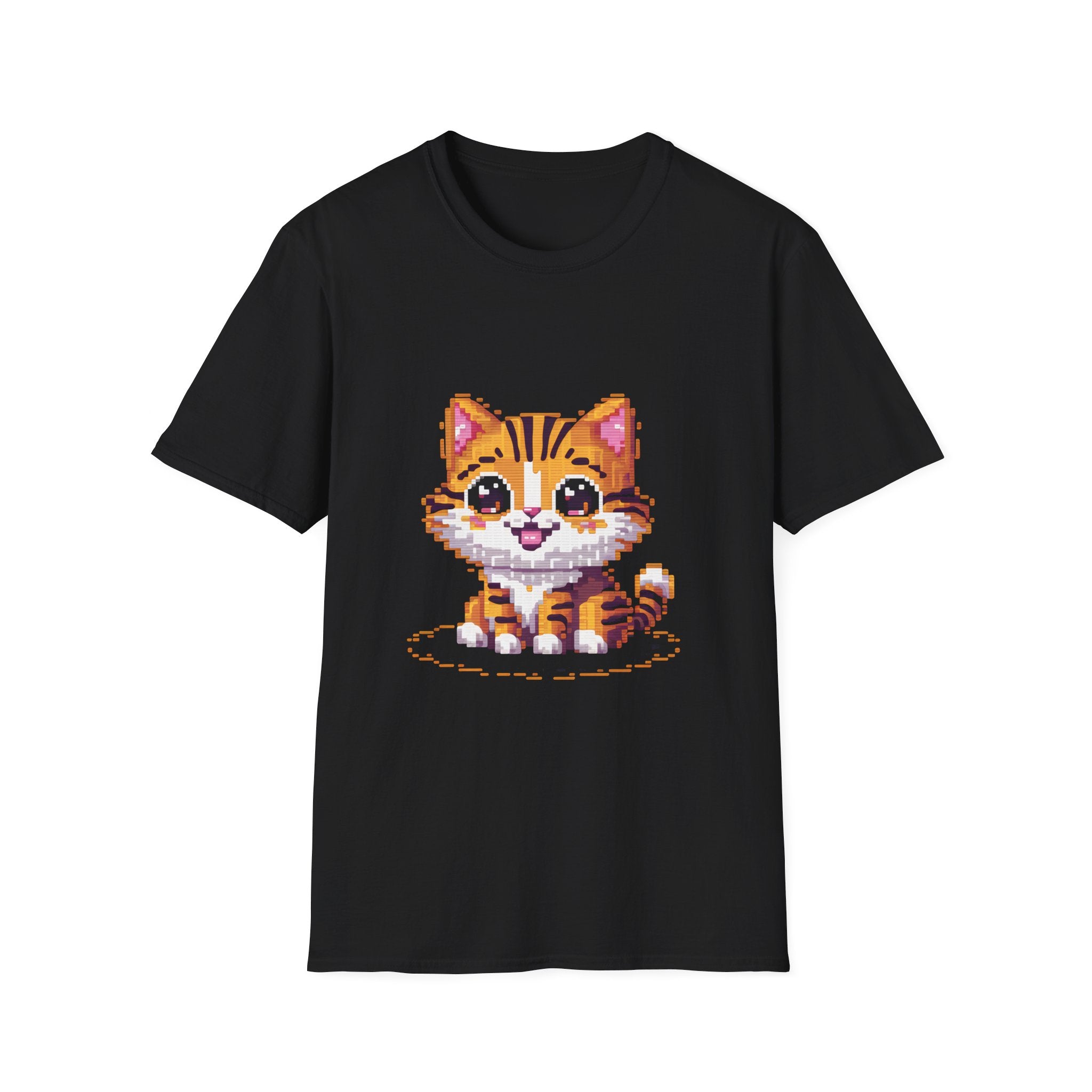 Cute Pixel Cat Shirt | Cat Gift | Unisex Cat T Shirt 2
