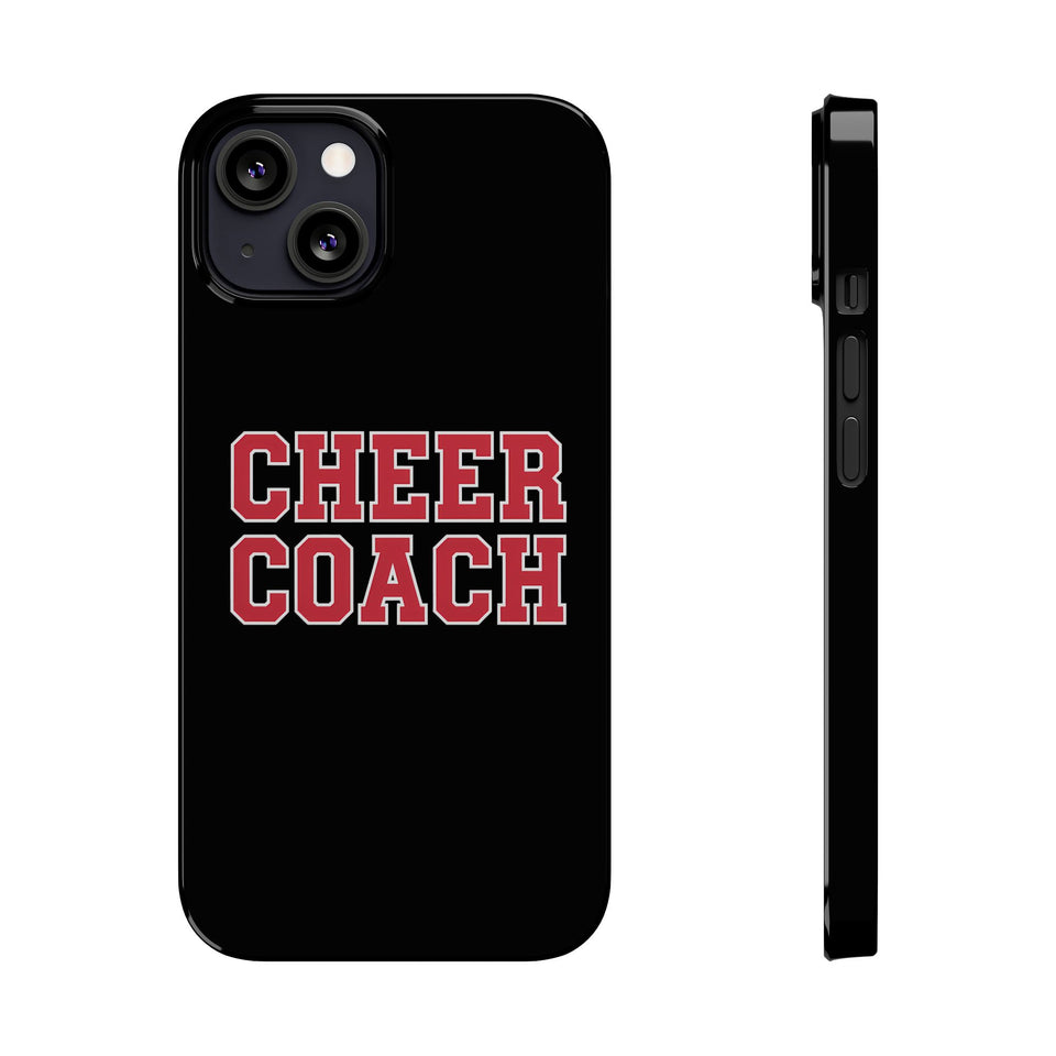 Premium Cheer Coach iPhone Case | Cheer Coach Gifts Slim Phone Cases