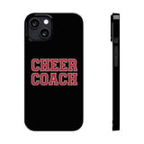 Premium Cheer Coach iPhone Case | Cheer Coach Gifts Slim Phone Cases Premium Cheer Coach iPhone Case | Cheer Coach Gifts Slim Phone Cases