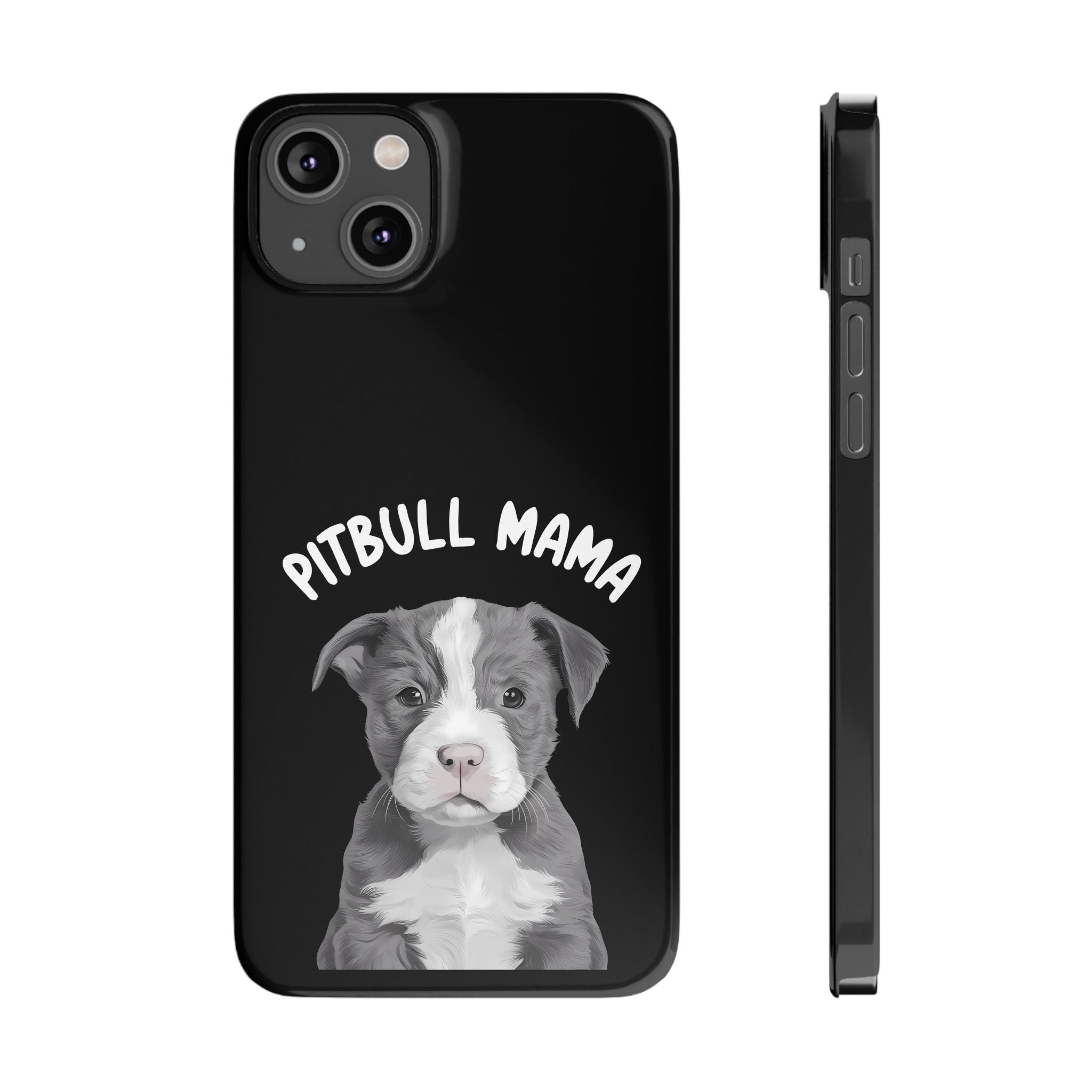 Premium Pitbull Mama iPhone Case | Pitbull Gifts Slim Phone Cases