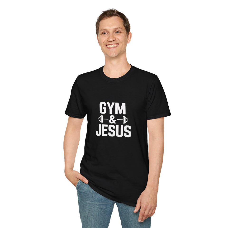 Gym And Jesus Unisex T-Shirt