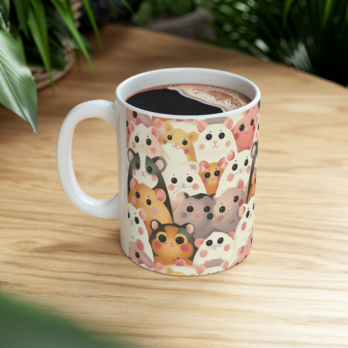 Funny Hamster Mug  | Kawaii Hamster Mom Coffee Mug | Cute Hamster Gift Coffee Mug 11oz