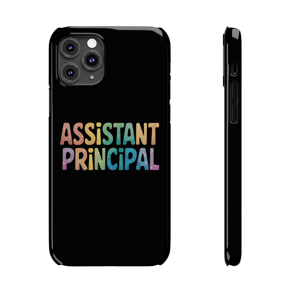 Premium Assistant Principal iPhone Case | Cute Assistant Principal Gifts Slim Phone Cases