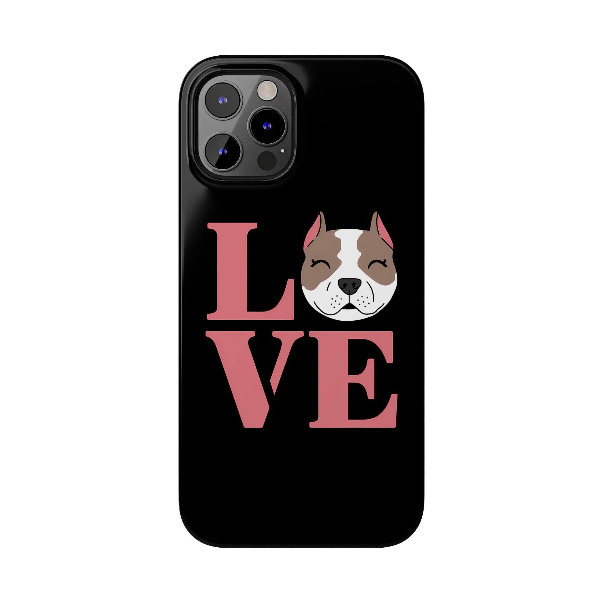 Premium Love Pitbulls iPhone Case | Pitbull Gifts Slim Phone Cases