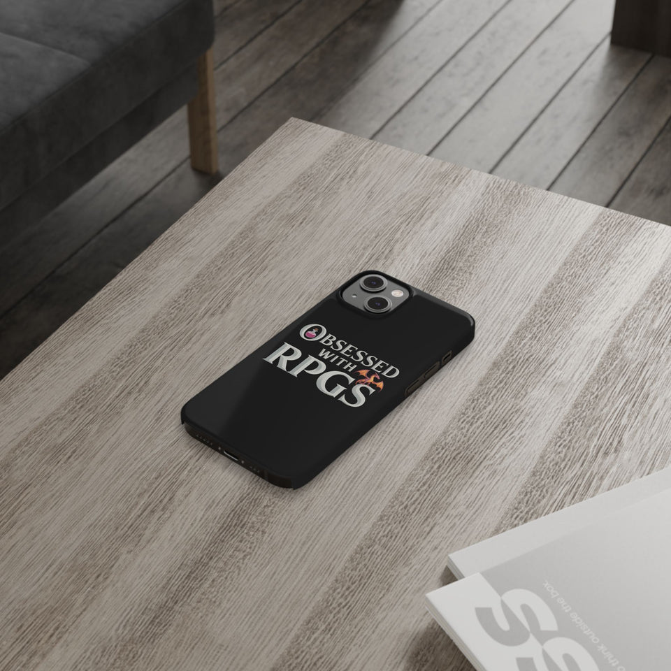 Premium Obsessed With RPGs iPhone Case | Fantasy Role Playing Game Slim Phone Cases