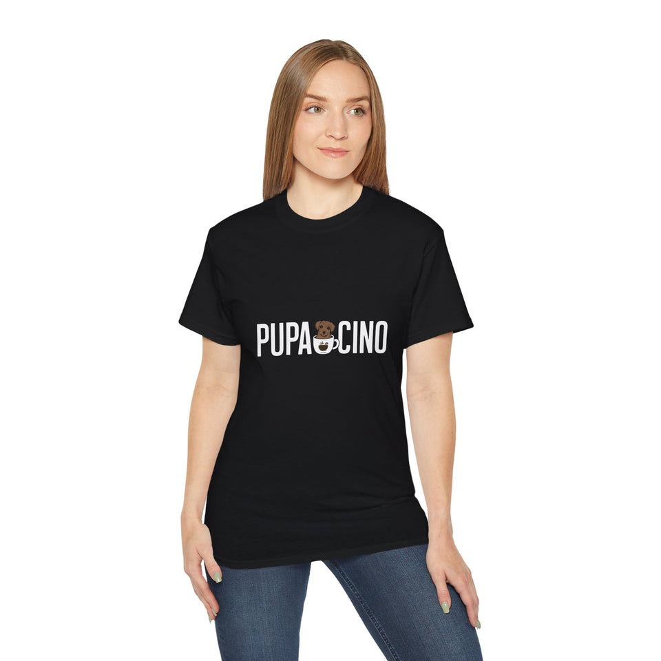 Pupaccino Dog Shirt | Dog Gift | Dogs Merchandise | Dog Gifts | Dog Presents Unisex T-Shirt