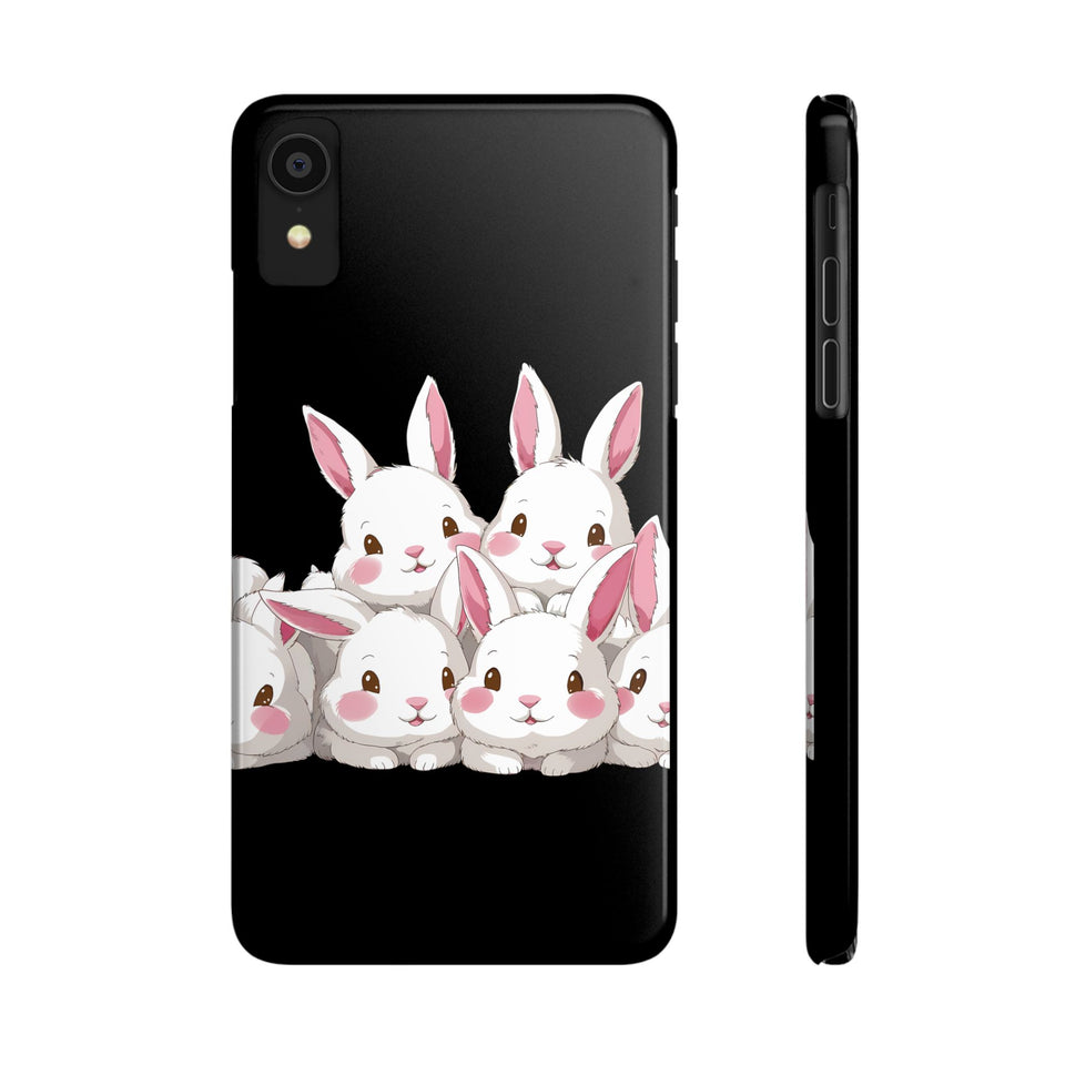 Premium Cute Rabbit iPhone Case | Rabbit Gifts Slim Phone Cases