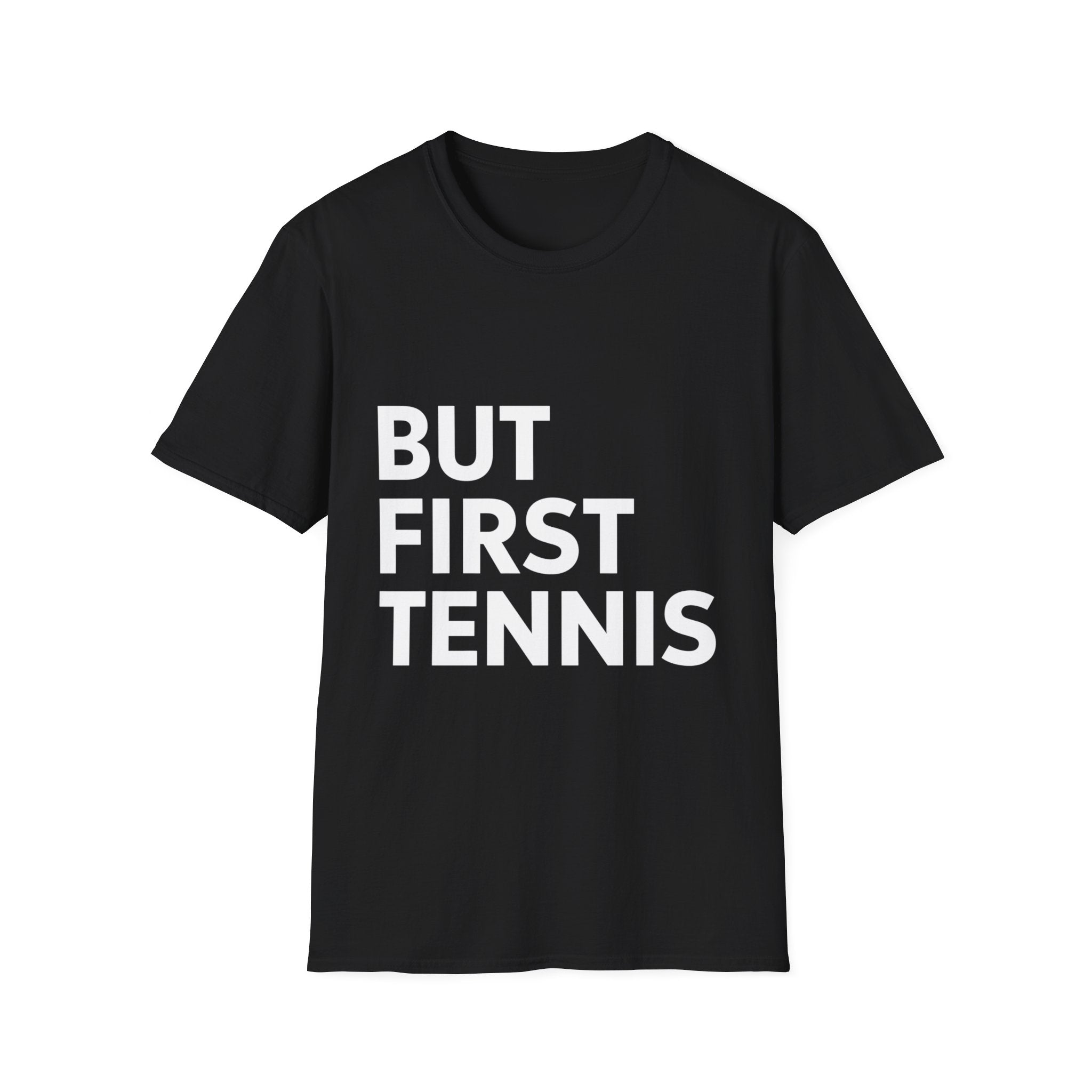 Tennis But First Tennis Shirt | Tennis Gifts | Unisex Tennis T Shirt Main image