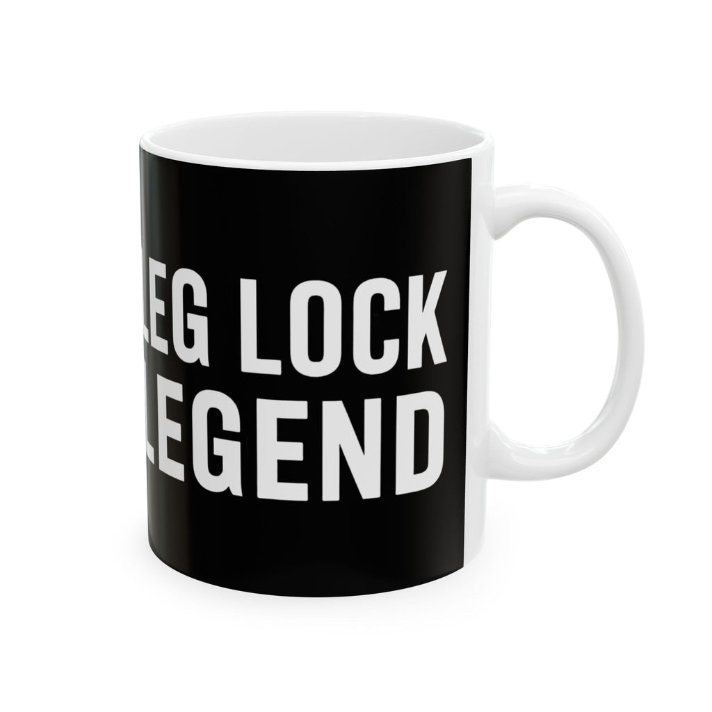 Brazilian Jiu Jitsu Leg Lock Legend BJJ Ceramic Mug | Brazilian Jiu Jitsu Gifts (11oz)