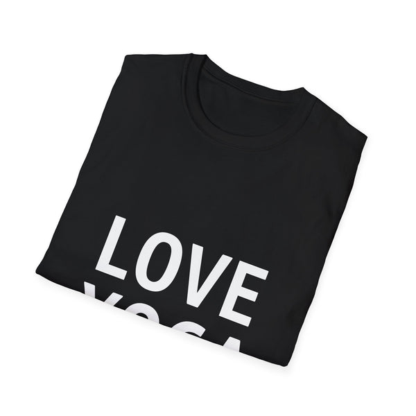 Love Yoga Shirt | Yoga Gift | Unisex Yoga T Shirt