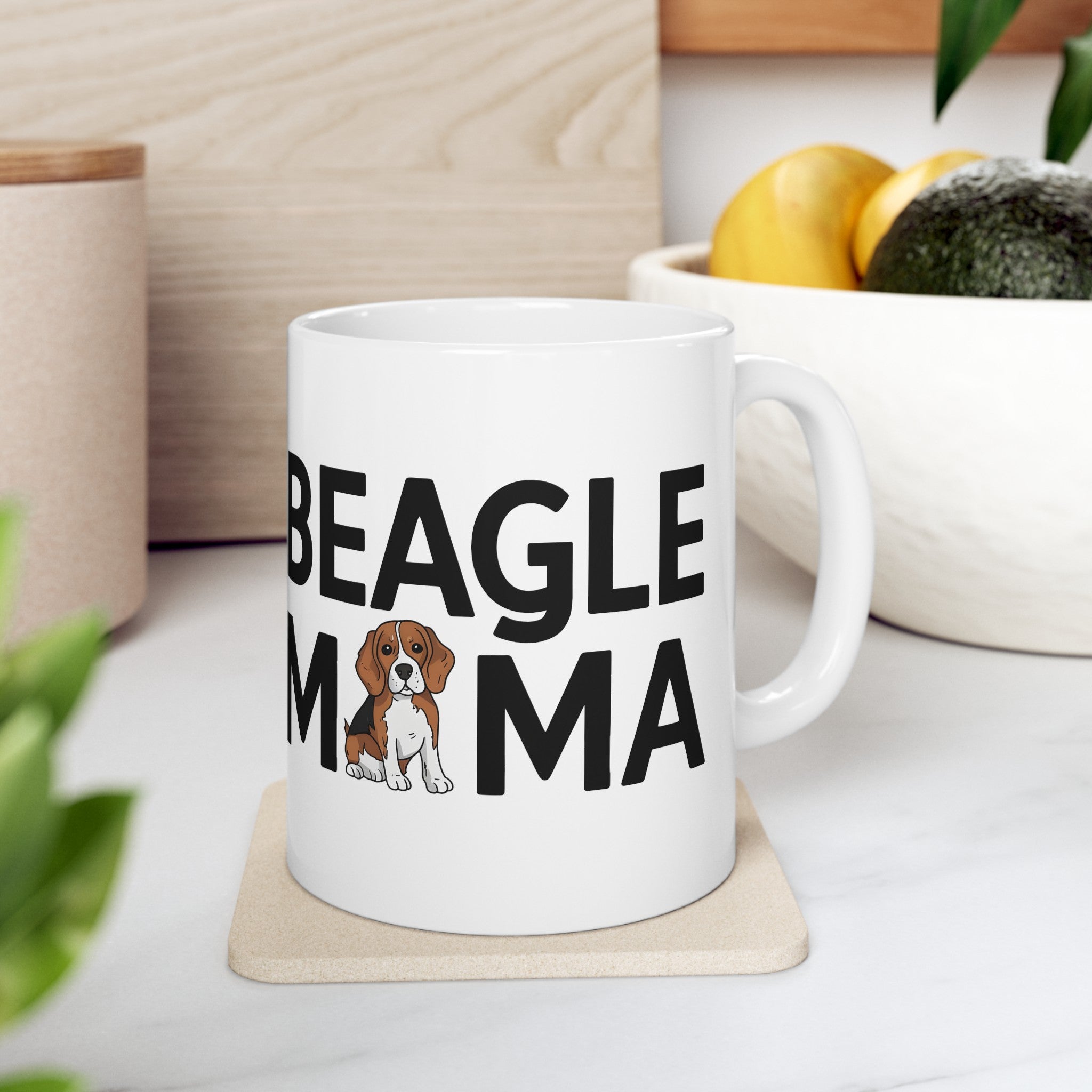 Beagle Mama Mug 2 | Beagle Gifts | Beagle Dog Ceramic Mug 11oz
