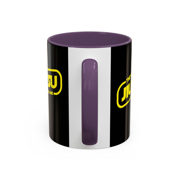 Brazilian Jiu Jitsu The Jiu Jitsu Is Strong With This One | BJJ Accent Coffee Mug