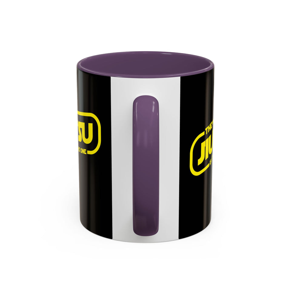 Brazilian Jiu Jitsu The Jiu Jitsu Is Strong With This One | BJJ Accent Coffee Mug