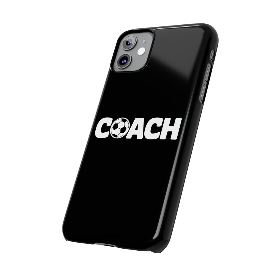Premium Soccer Coach iPhone Case | Soccer Coach Gifts Slim Phone Cases