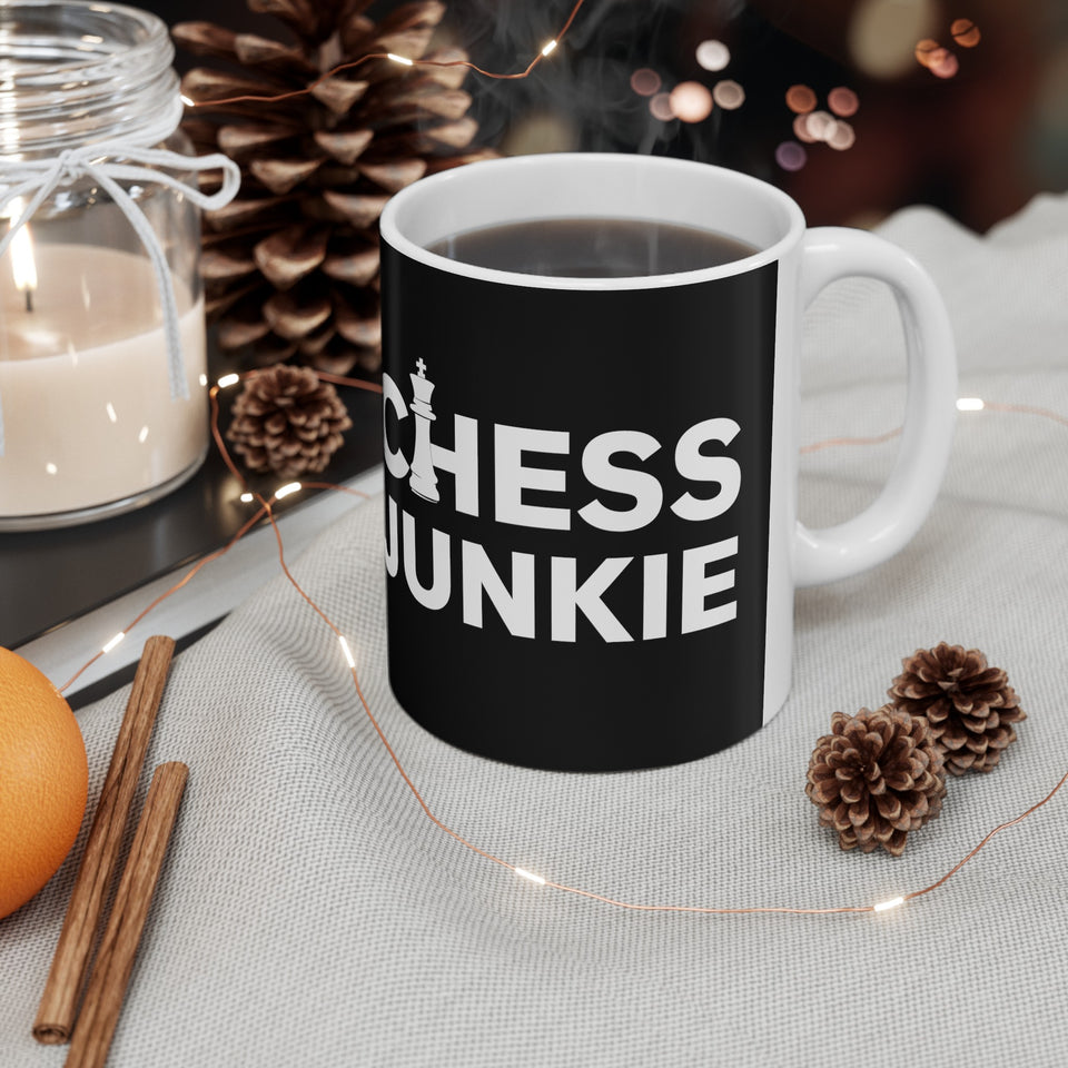 Chess Junkie Mug 2 | Chess Gift | Chess Coffee Mug | Chess Gift Ideas Mug 11oz