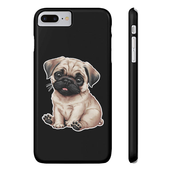 Premium Pug Puppy iPhone Case | Cute Pug Gifts Slim Phone Cases
