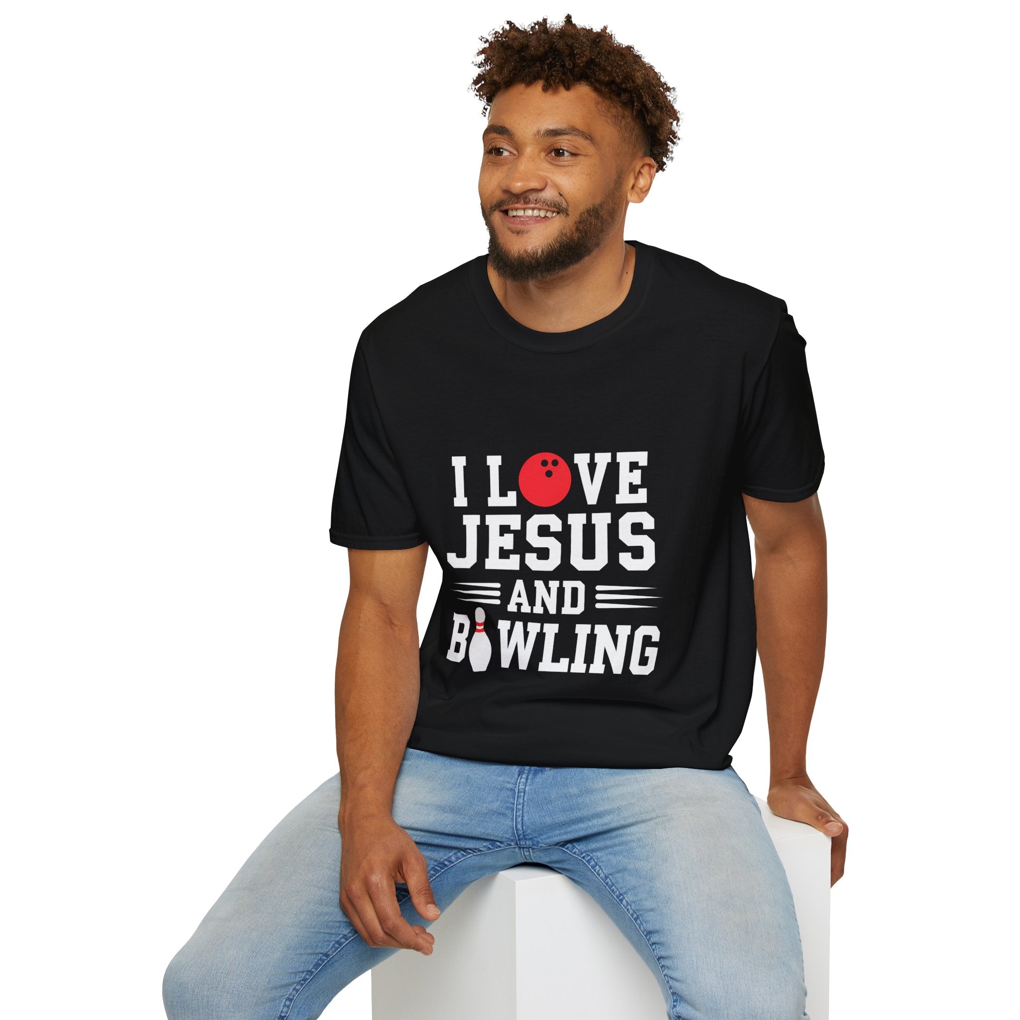 Faith Jesus and Bowling T-Shirt | Christianity Faith In Jesus and Bowling T-Shirt