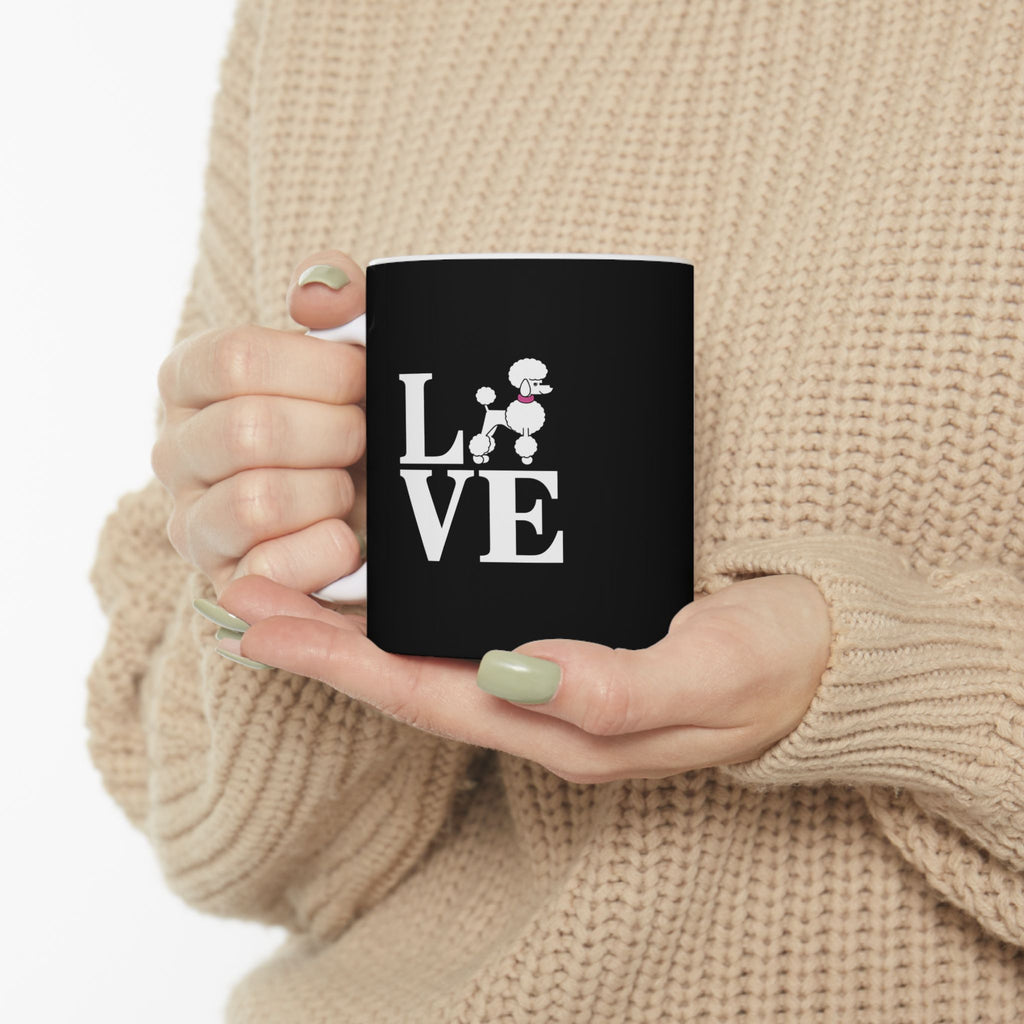 Cute Love Poodle Mug | Poodles Coffee Mug | Cute Poodle Coffee Mug 11oz