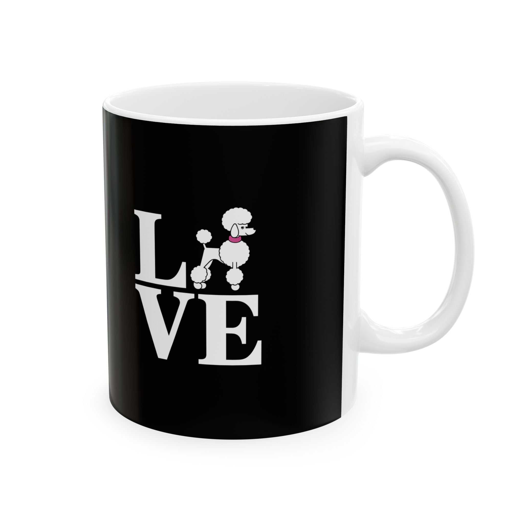 Cute Love Poodle Mug | Poodles Coffee Mug | Cute Poodle Coffee Mug 11oz Main image