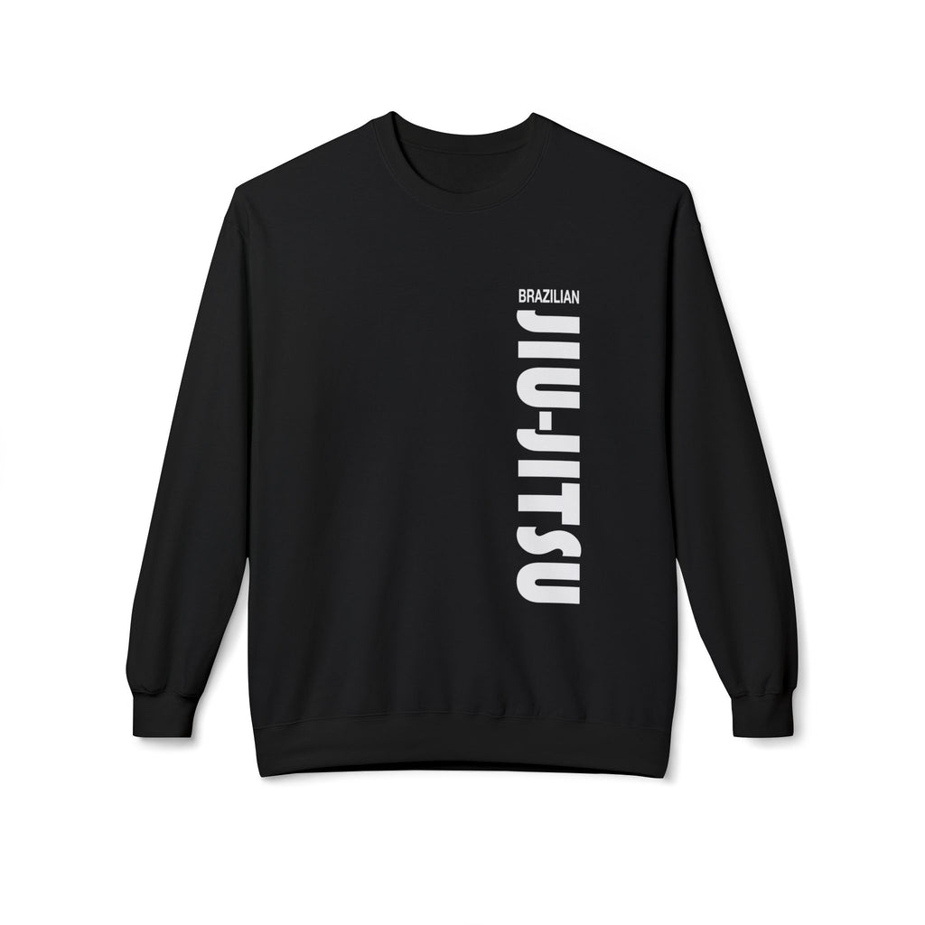 Brazilian Jiu Jitsu Slogan BJJ Unisex Midweight Softstyle Fleece Crewneck Sweatshirt