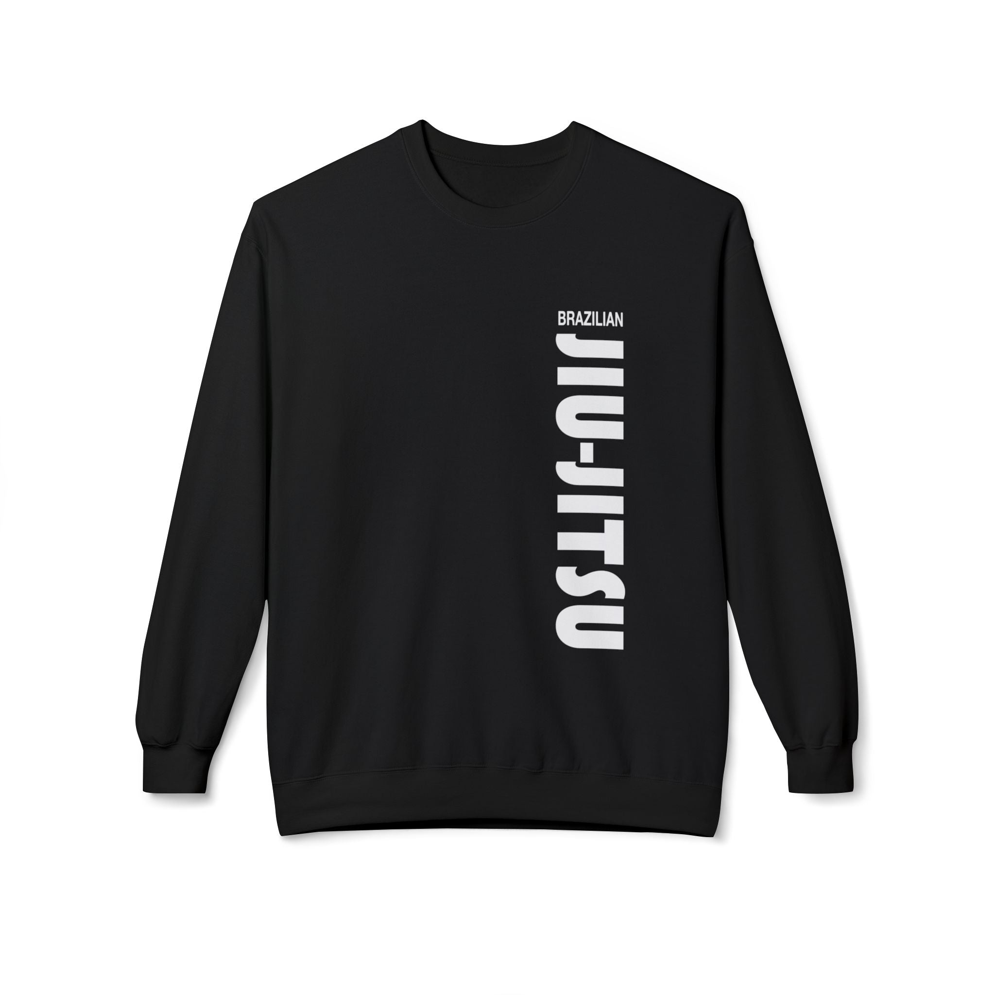 Brazilian Jiu Jitsu Slogan BJJ Unisex Midweight Softstyle Fleece Crewneck Sweatshirt