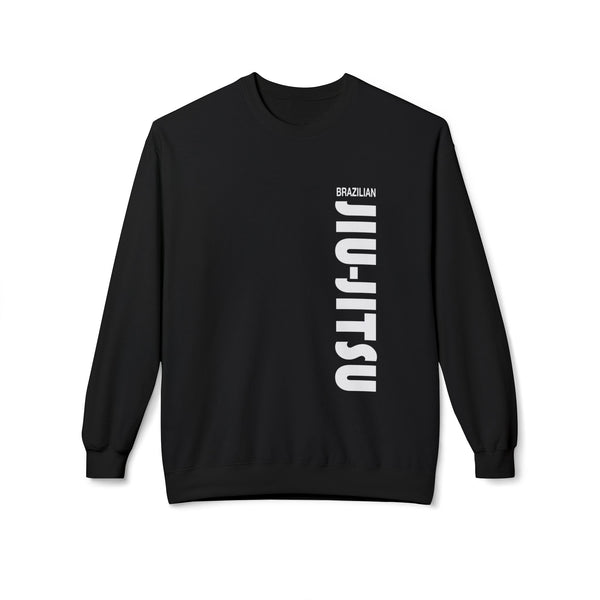Brazilian Jiu Jitsu Slogan BJJ Unisex Midweight Softstyle Fleece Crewneck Sweatshirt