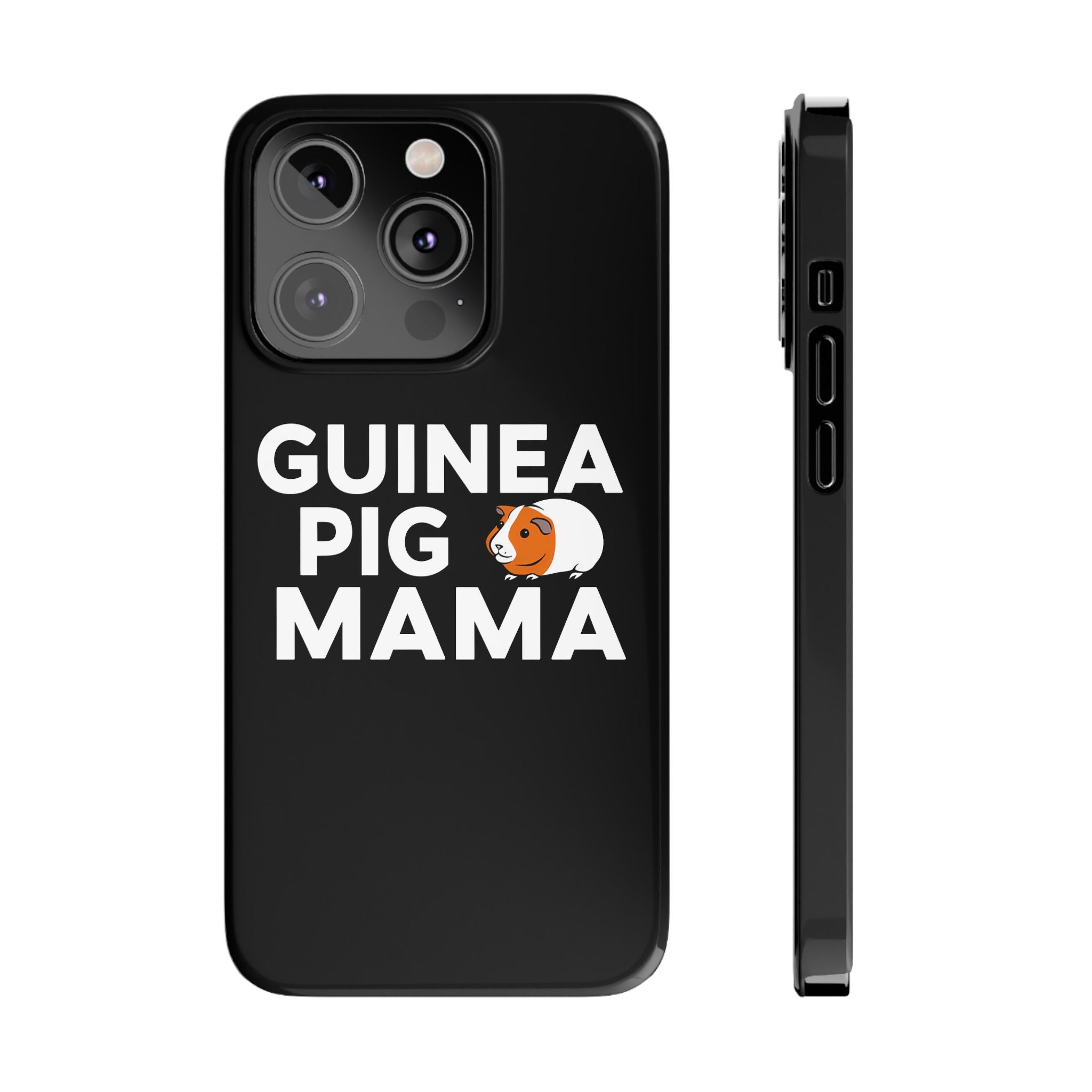 Cute Guinea Pig Mama Slim iPhone Cases | Guinea Pig Gift iPhone Case