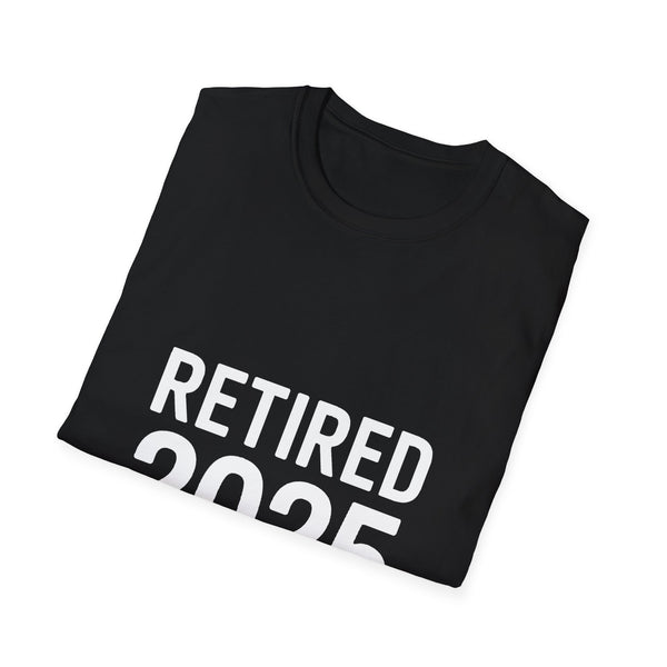 Retired 2025 Retirement Gift T-Shirt