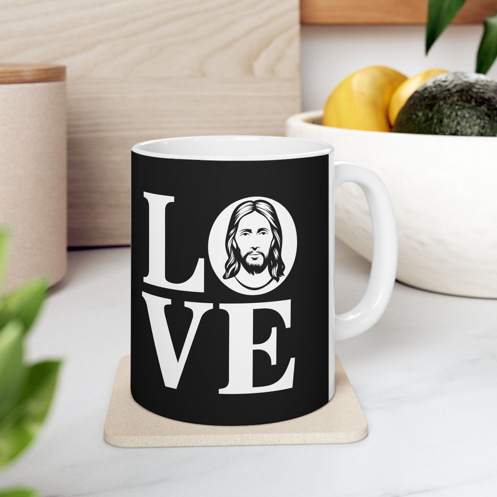 Faith Love Jesus Ceramic Mug | Faith In Jesus Gifts (11oz)