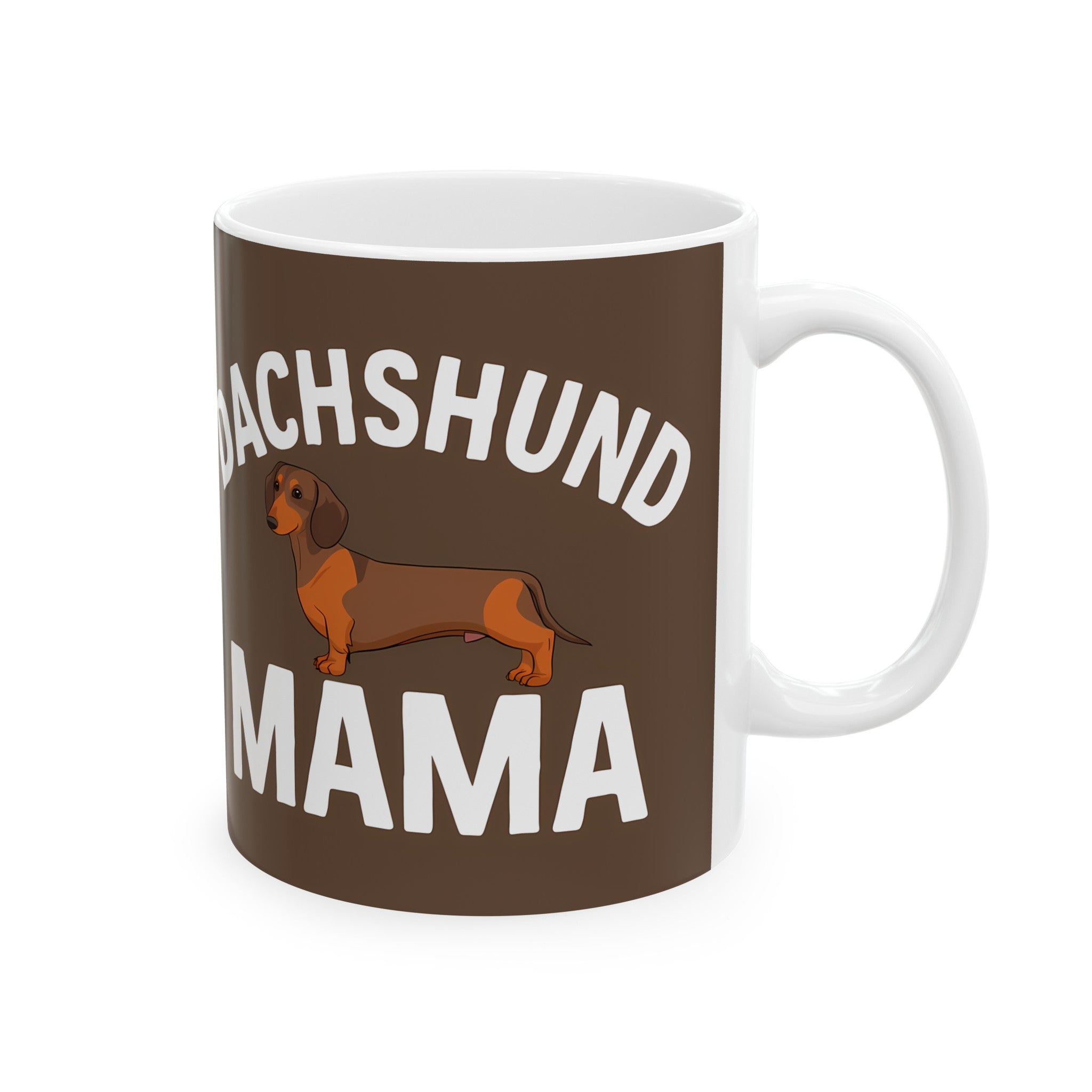 Dachshund Mama Mug | Dachshund Gift | Dachshund Merchandise | Weiner Dog Gifts | Dachshund Presents Ceramic Mug