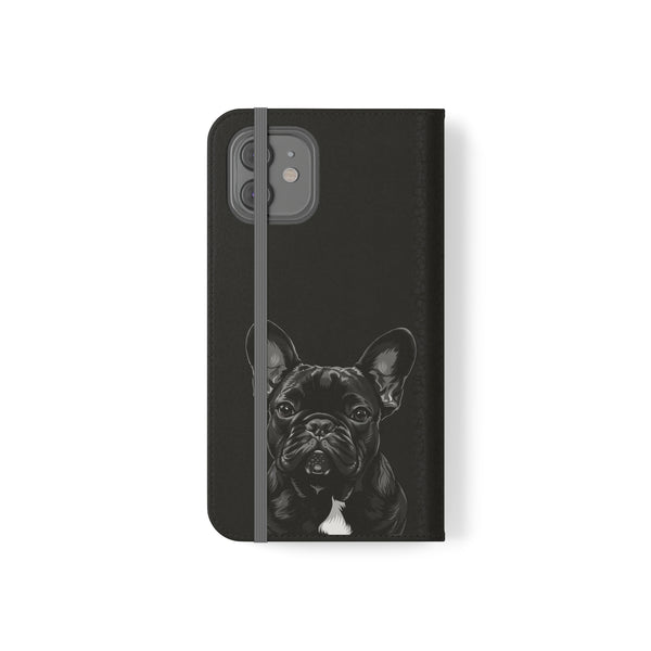 French Bulldog Phone Case | I Love My Frenchie Wallet Phone Case Gifts | IPhone & Samsung Galaxy French Bulldog Flip Cases