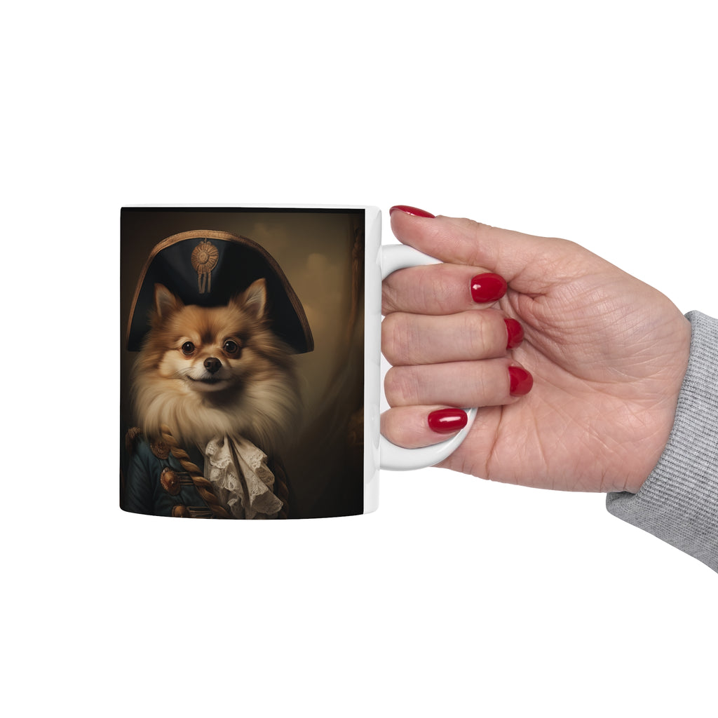 Classical Painting Pomeranian Mug | Pomeranian Coffee Mug | Pomeranian Gifts | Pomeranian Presents | Pomeranian Mug 11oz