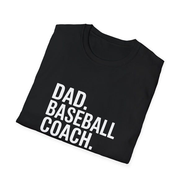Dad Baseball Coach Legend Gift T-Shirt
