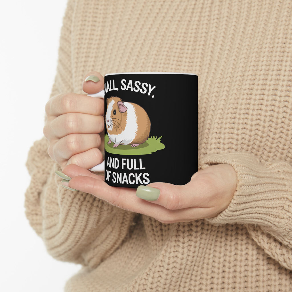 Guinea Pig Mug - Small, Sassy, and Full of Snacks Cute Guinea Pig Mug