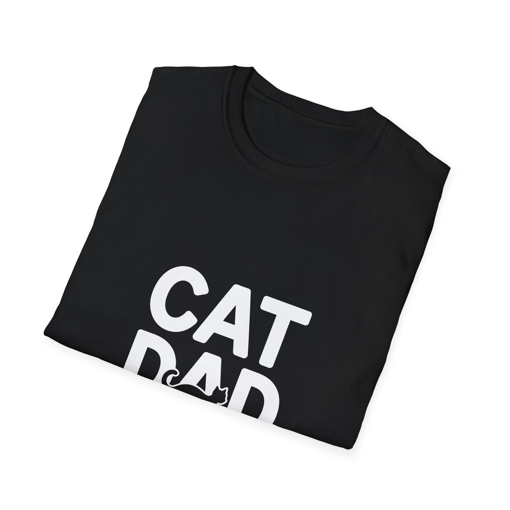 Cat Dad T-Shirt - Unisex Softstyle Shirt for Cat Lovers